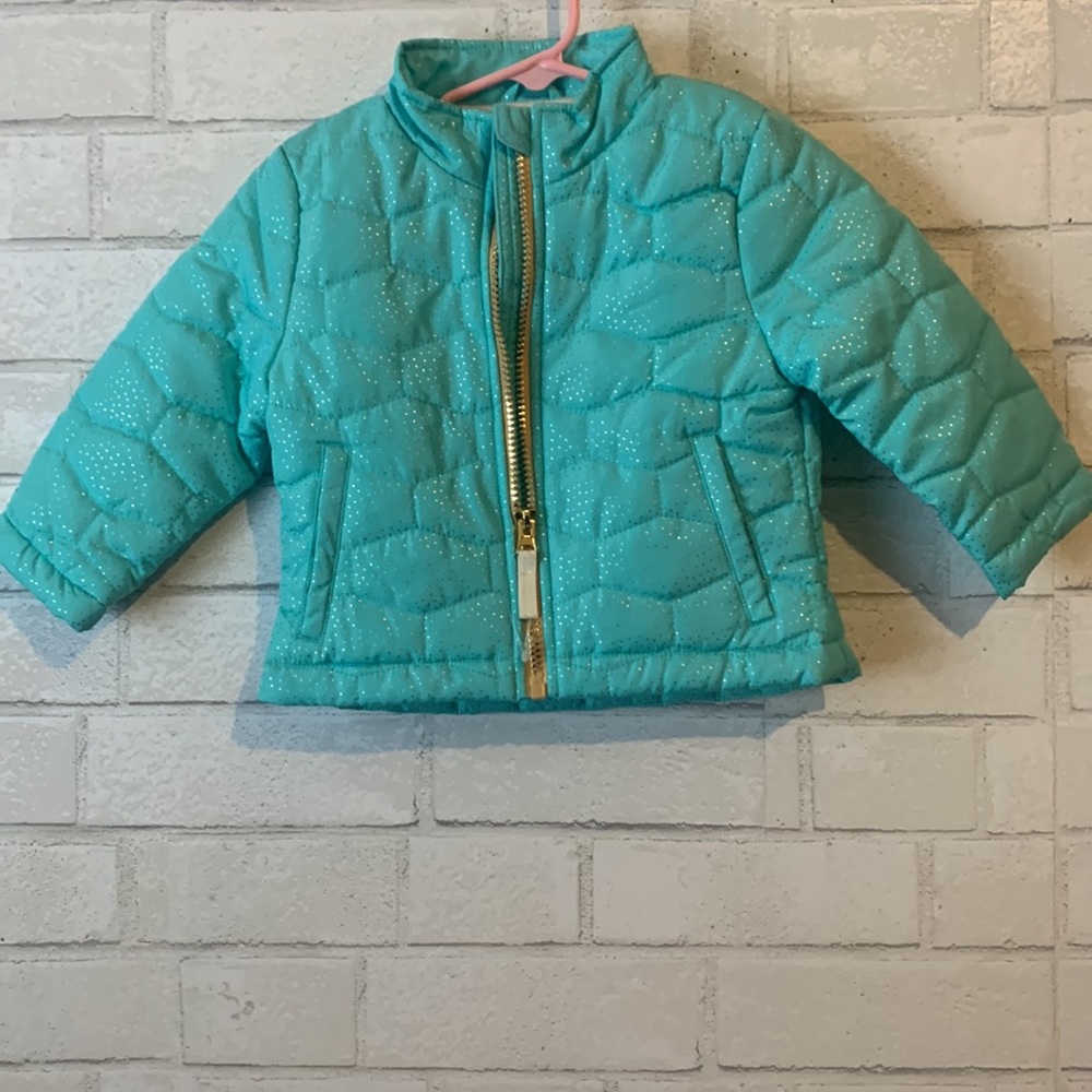 Girl’s Cat & Jack Teal jacket 12 months NWOT